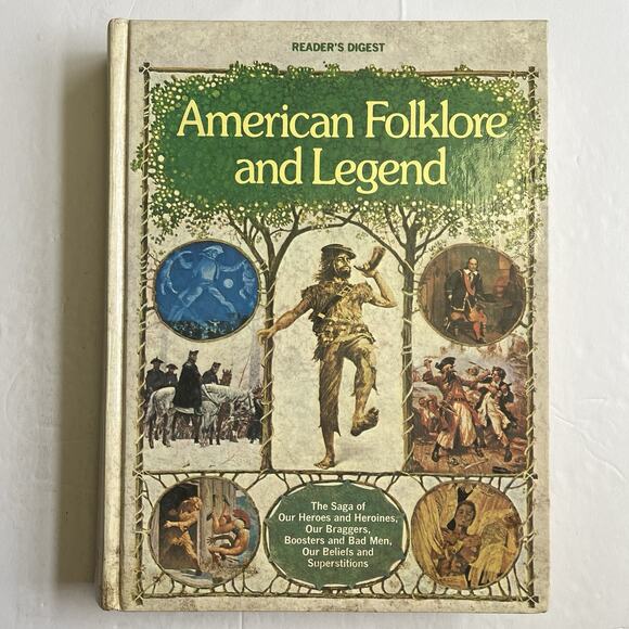 American Folklore and Legend 1978 Readers Digest Hardcover History Book - Picture 1 of 8